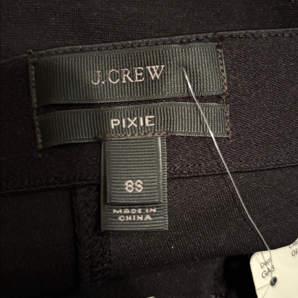 J.Crew Pixie Pant in Stretch Ponte Black Size 8S - Picture 8 of 9